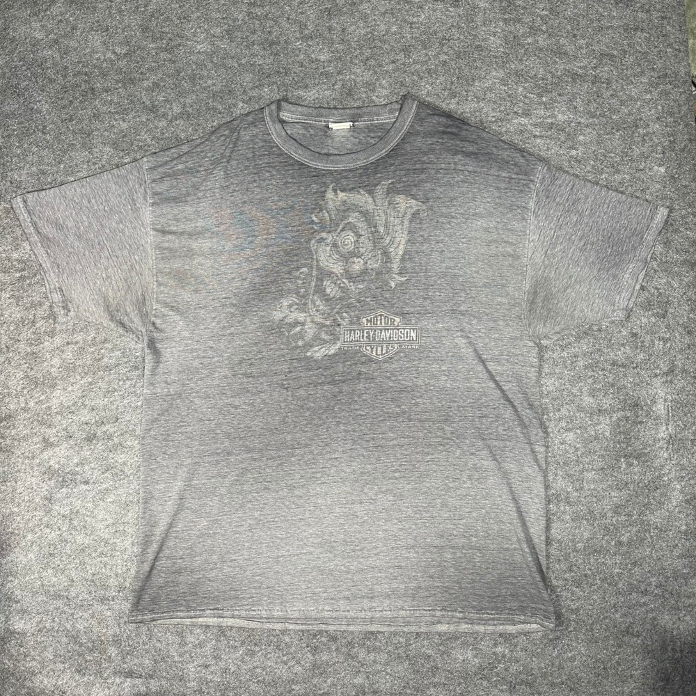 Harley Davidson Faded Clown Men's T Shirt Short Sleeve Tee‎ Size XL